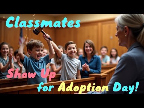 5-Year-Old Invites Entire Class to His Adoption – Heartwarming Story!