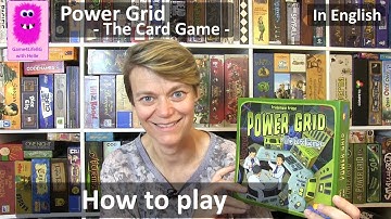 Power Grid The Card Game, how to play (In English)