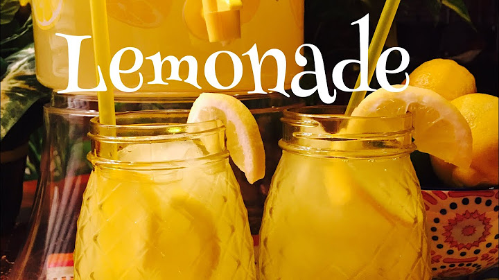 THE BEST LEMONADE EVER  COOKING WITH JUDY CALDWELL