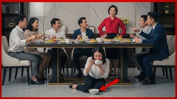 Ép Con Dâu Quỳ Ăn Cơm Thừa Trước Mặt Khách, Mẹ Chồng Cười–5P Sau Ông Thông Gia Tướng Quân Đến...