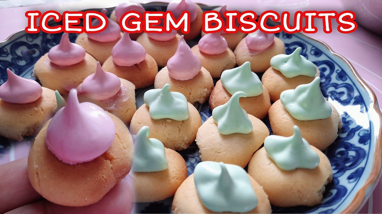 ICED GEMS BISCUITS /MINI COOKIES/bake by mama jhane