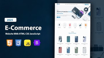 Build a Stunning Ecommerce Website Using HTML, CSS & JavaScript | Full Tutorial for Beginners