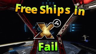 How to get Free Ships (and fail) in X4 the fast, quick and easy way tutorial