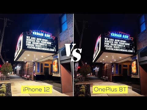 iPhone 12 versus OnePlus 8T camera comparison