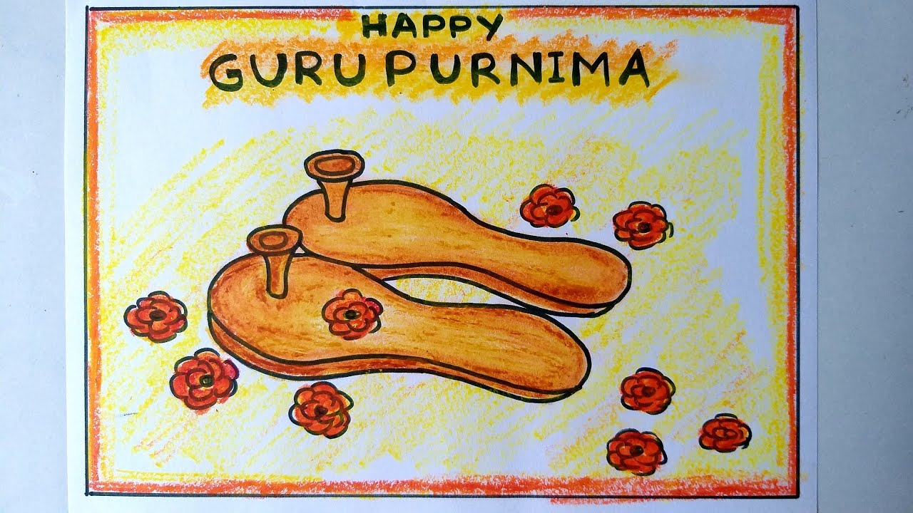 Creative Hands - Oil pastel drawing for Guru Purnima... | Facebook-saigonsouth.com.vn