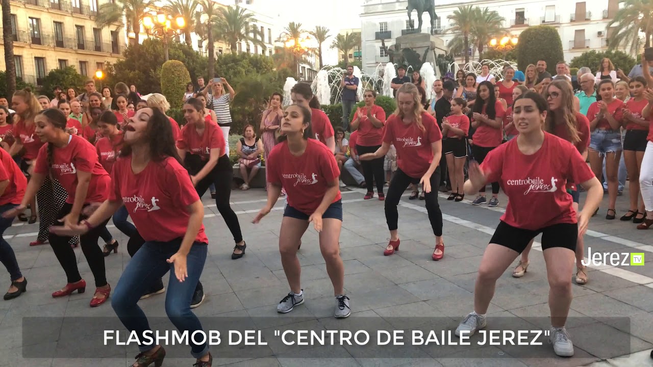 Flashmob flamenco bulerías Centro de Baile Jerez, Jerez TV 2019