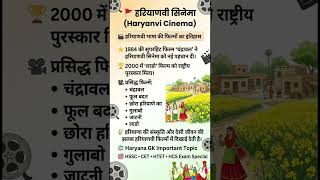 🎬 हरियाणवी सिनेमा | Famous Haryanvi Films | Haryana GK 2026 | CET HSSC HTET HCS