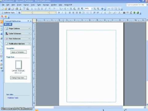 creating a flyer using ms publisher part 1 of 4 youtube how to make a flyer using publisher