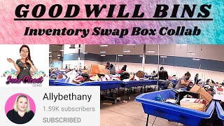 Thrifting at The Goodwill Outlet Bins | Reseller Mystery Box Swap - With Allybethany