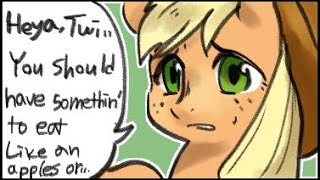 EAT APPLE [AN MLP COMIC DUB](Saucy Comedy)