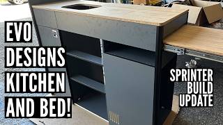 Evo Designs Kitchen & Murphy Bed: The Ultimate Sprinter Van Build Update