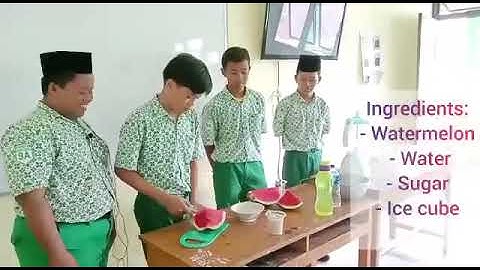 How To Make Watermelon Juice. Procedure Text Kelas 9.