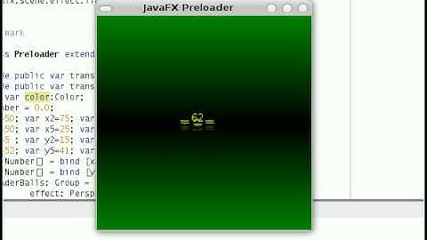 JavaFX Preloader