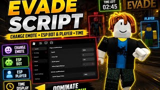 Famous 🔥 BEST Evade Script Showcase 2026 | Change Emote, Bot ESP, Player ESP & More  Wealth