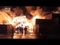 12,000-Square-Meter Fire Erupts in St. Petersburg | The Moscow Times