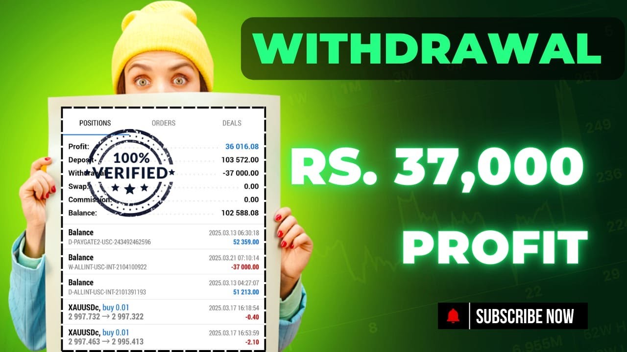 💰💸Smart ATM EA Withdrawal: Real Profit Proof!💵🤖 | Automated Forex Trading"