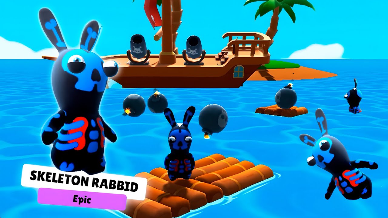 Stumble Guys Stumble guys gameplay Skeleton Rabbid Battle YouTube