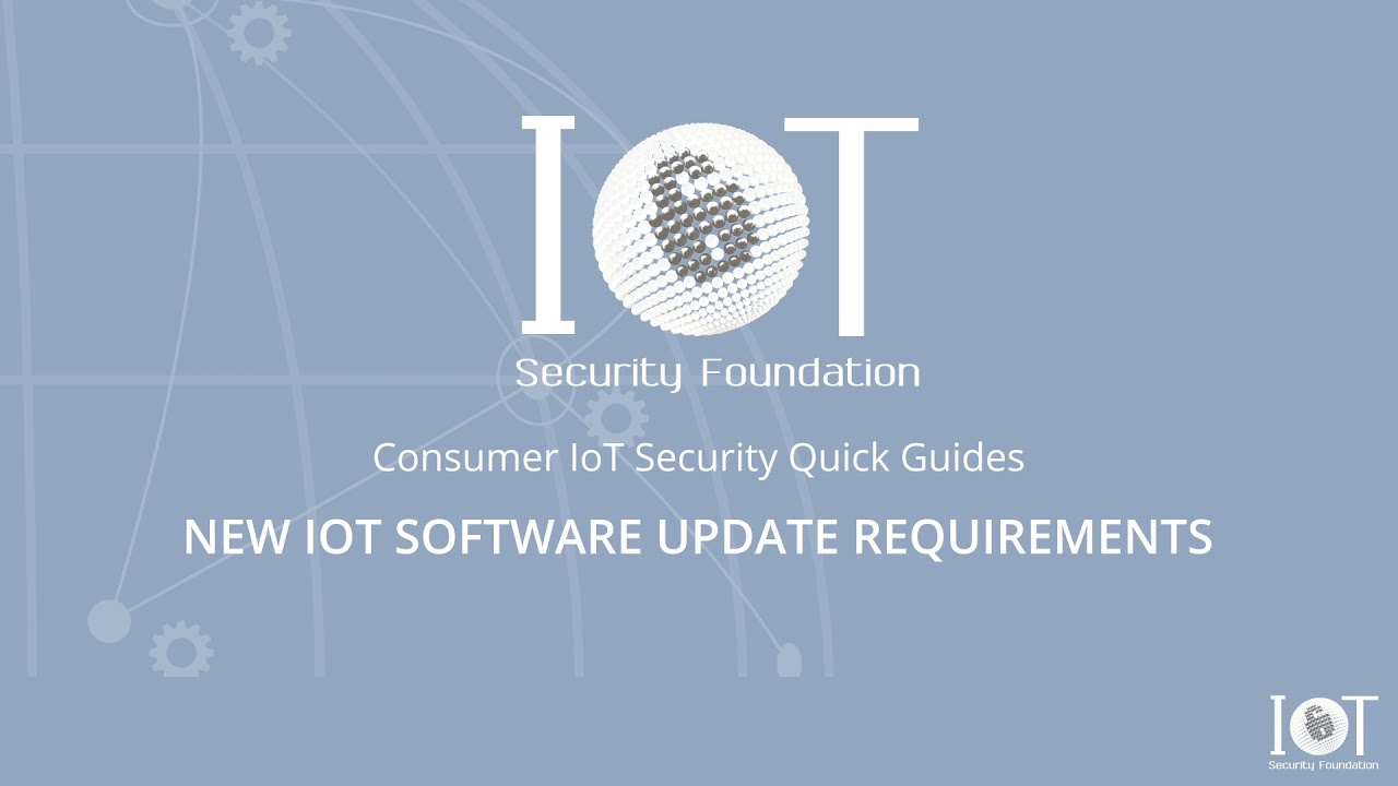 Software Update Requirements in Consumer IoT