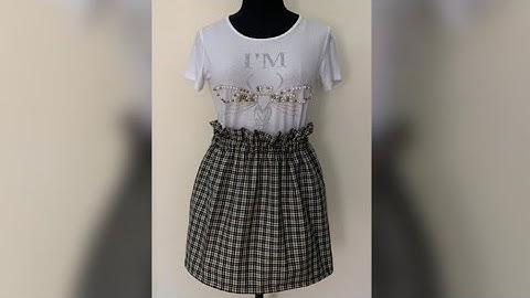 Paperbag Elasticated Skirt | Tutorial | Easy & Quick to Sew