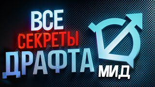 ВСЕ СЕКРЕТЫ ДРАФТА И МАТЧАПОВ В МИД | Обучение Дота 2, как выиграть мид