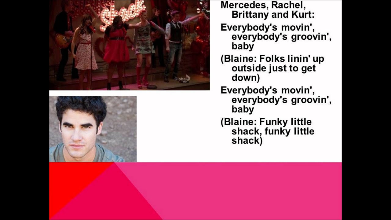 Love Shack Glee Lyrics