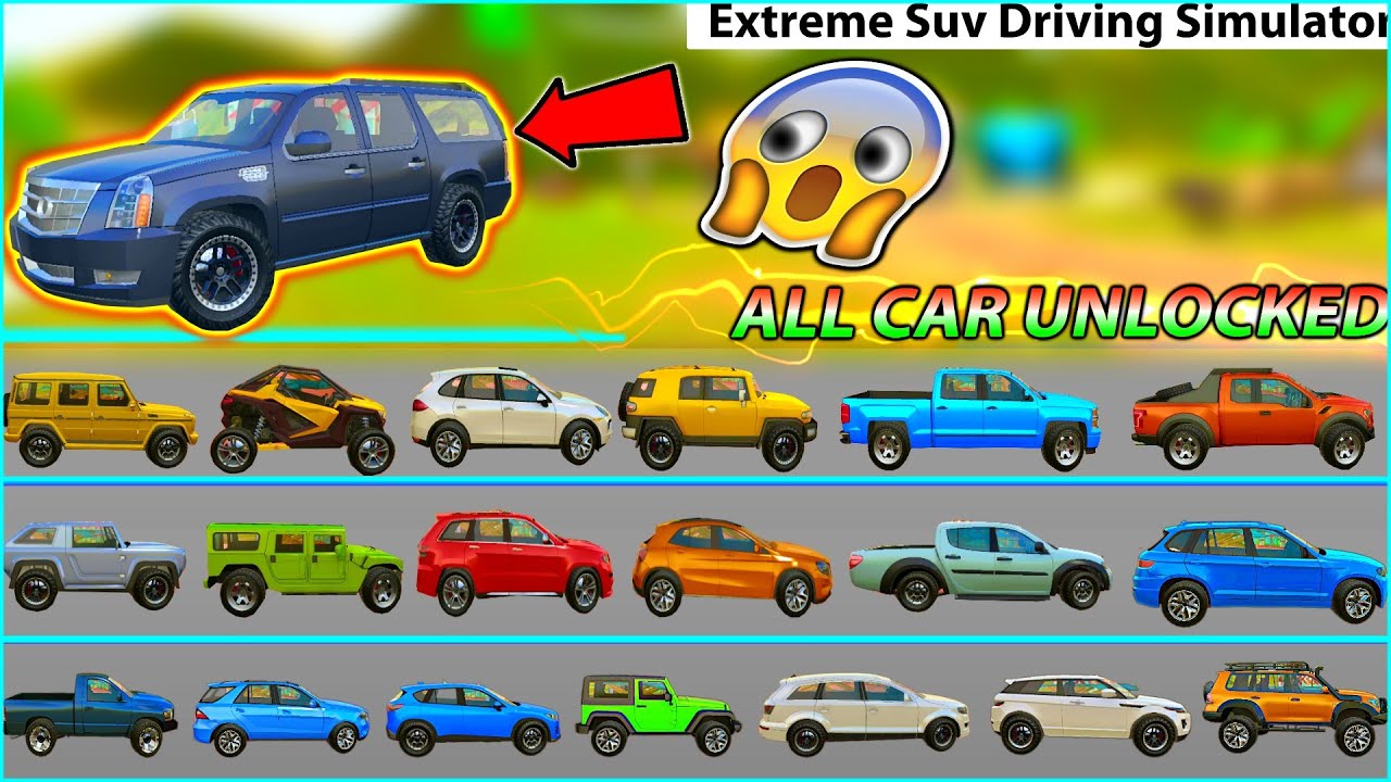 Extreme Suv Driving Simulator - All Car Unlocked | All Car Unlocked In Extreme Suv Driving Simulator