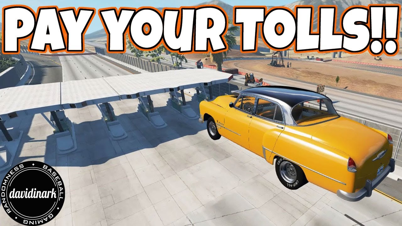 PAY YOUR TOLLS! BeamNG Drive Toll Booth Trolling Jumps! - YouTube