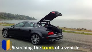 Ep. #46: Can You Search the Trunk of a Vehicle?