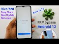 vivo Y20 Frp bypass Android 12 | vivo y20 frp bypass easyshare not working | vivo y20 google bypass