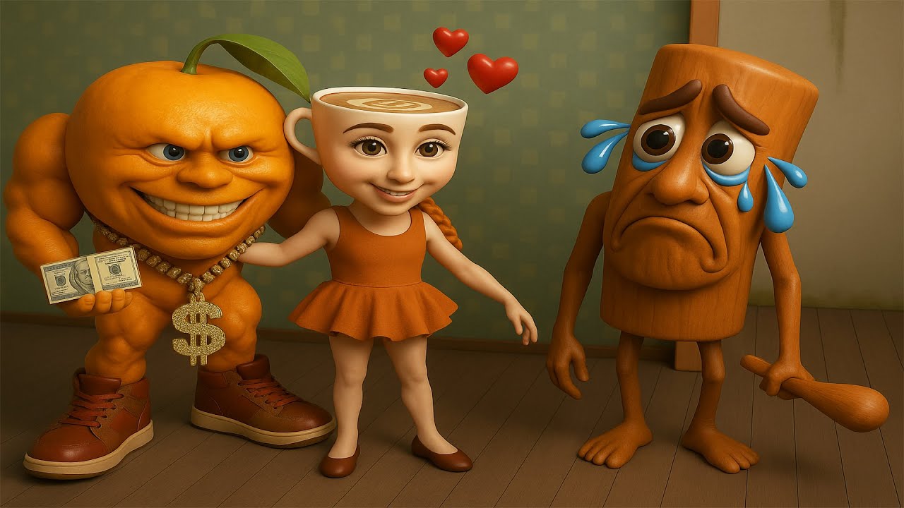 Tung Tung Sahur x U DIN DUN Love Ballerina Cappuccina Poor in Granny House | funny horror animation