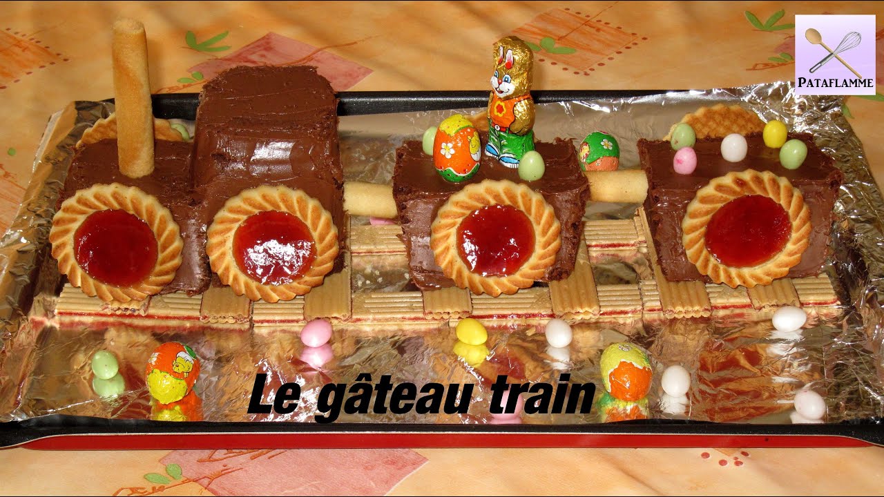 Gateau De Fete Le Train D Anniversaire Ou De Paques Youtube