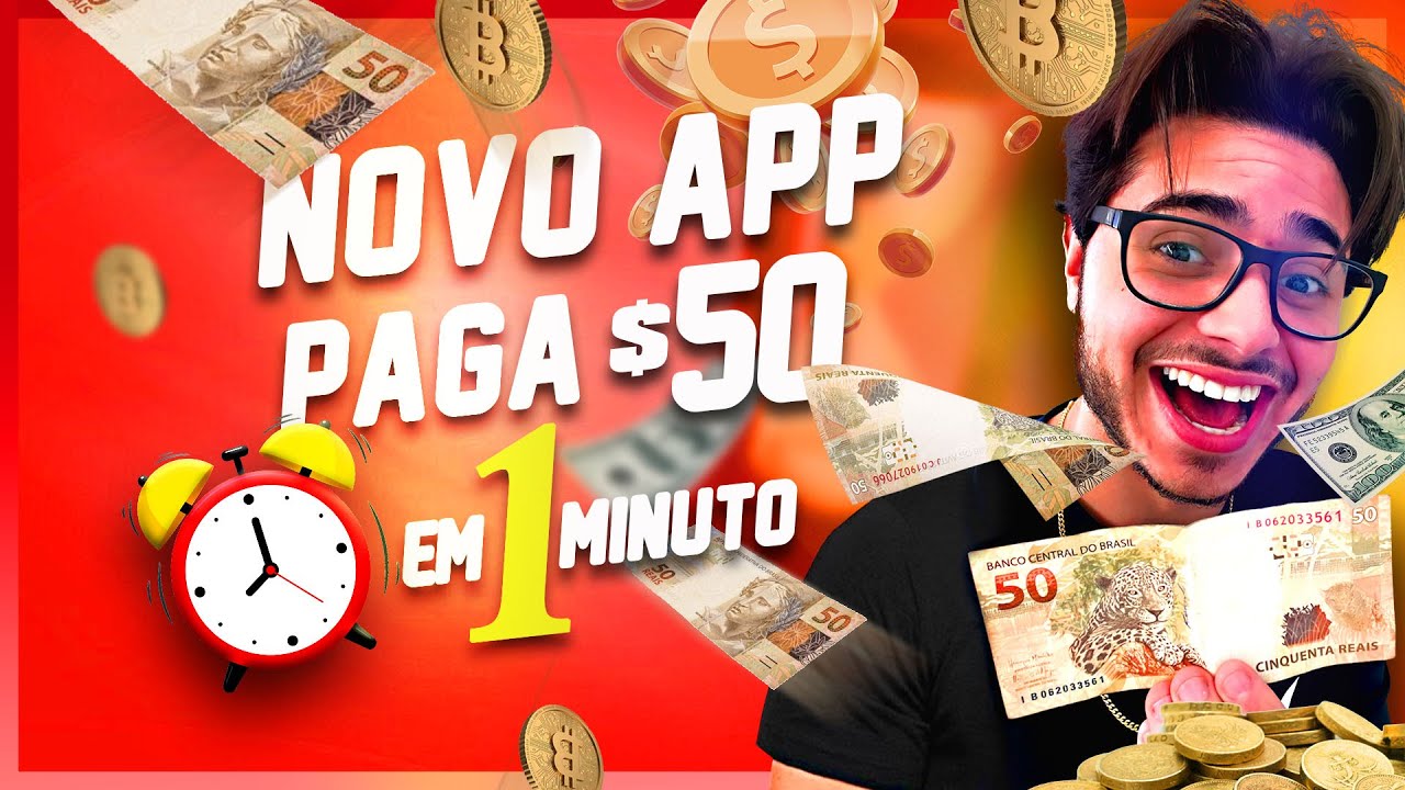 GANHE $50.00 EM UM MINUTO [Novo App Para Ganhar Dinheiro] – Como Ganhar Dinheiro na Internet