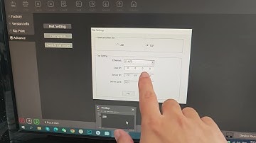 IP address setting for PrintExp