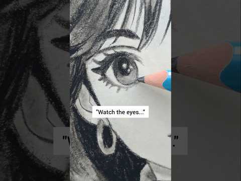 The Eyes Changed Everything ✨ #art #shorts #artist_monika_manekar