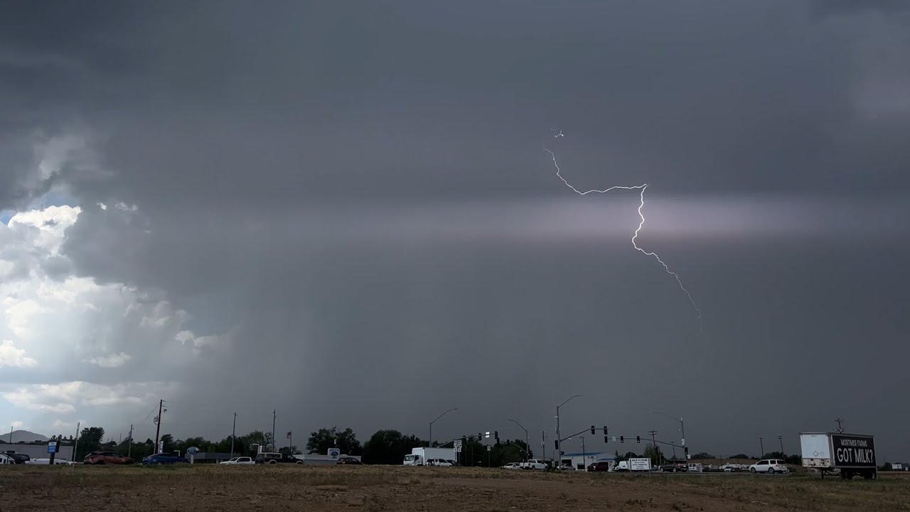 Chasing the Monsoon ⛈️🤠 Severe Thunderstorm near Prescott, AZ - YouTube