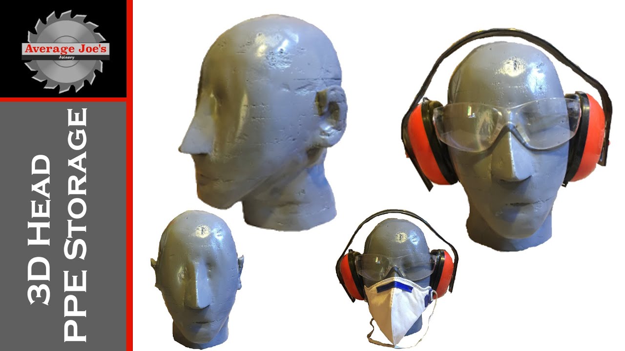 3D Head PPE Storage - 2x4 Contest - YouTube