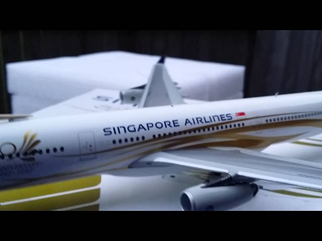JC Wings 200 Singapore A340-300(50th Anniversary) - YouTube