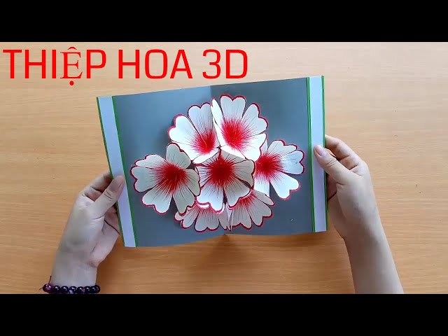 Hướng Dẫn Cách Tự Làm Thiệp Hoa Nổi 3D Bằng Giấy Đơn Giản & Nhanh Chóng ❀  Diybigboom Vn - Youtube