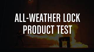 Product Testing : TruckVault All-Weather Lock
We built a miniature TruckVault to put our All-Weather Lock through hell.
Smoke grenade. Water submersion. Dirt, mud and rocks. Pressure washing. An industrial freezer. Then a gasoline flamethrower to thaw it out.
After all that, the lock still operated—and everything inside remained dry and protected.
Built to take the abuse. Built to protect what matters. Product Testing : TruckVault All-Weather Lock