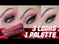 URBAN DECAY NAKED CHERRY PALETTE | 3 LOOKS 1 PALETTE | beccaboo