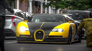 $2.2 Million Oakley Design Bugatti Veyron Causes Chaos in Central London!!!