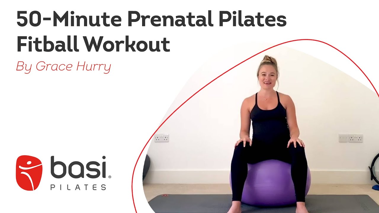 🌟 Easy and Home EXERCISES for PREGNANT WOMEN 🏡 Pilates BALL