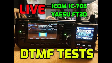 ICOM IC 705/YAESU FT3D LIVE -DTMF -OPENSPOT 3 -PISTAR