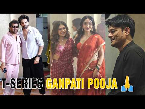 Bhushan Kumar’s T Series Ganpati & Satyanarayan Pooja | Kartik Aaryan, Anees Bazmee, Jaideep Ahlawat