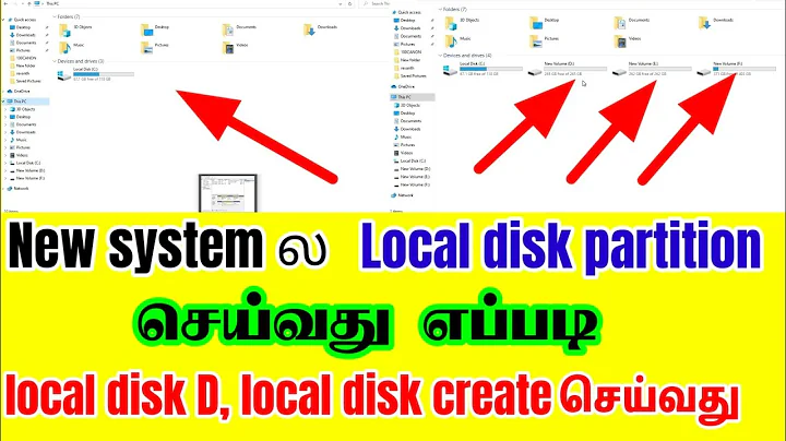 how to disk partition tamil,how to create local disk partition in tamil,hard drive partition windows