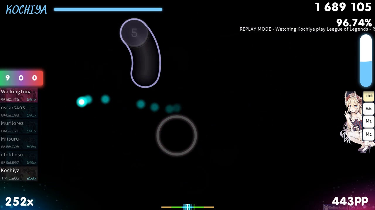 Kochiya | League of Legends - RISE [Summit] +HDDT 97.21% {#2 660pp FC} - osu! umbrella lyrics