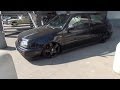 VW Volkswagen Golf III MK 3 Low / Airride / rollcage / Porsche wheels