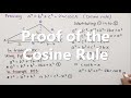 Proof of the Cosine Rule π