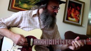 Video thumbnail of "Lazer Lloyd La Grange custom guitar - Zhangbucker pickups"