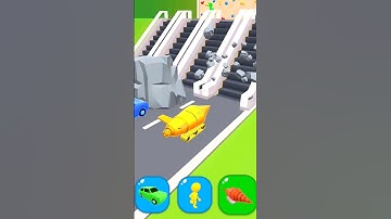 Shape-shifting Funny Race Gameplay new hyper casualgames #shorts #gameplay #shapeshifting